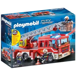 Playmobil 9463 City Action : Camion de pompiers avec échelle pivotante - Playmobil