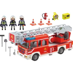 Playmobil 9463 City Action : Camion de pompiers avec échelle pivotante - Playmobil