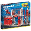 Playmobil 9462 City Action : Caserne de pompiers avec hélicoptère - Playmobil
