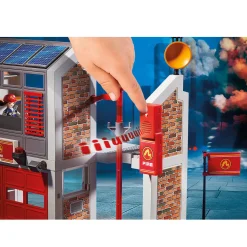 Playmobil 9462 City Action : Caserne de pompiers avec hélicoptère - Playmobil