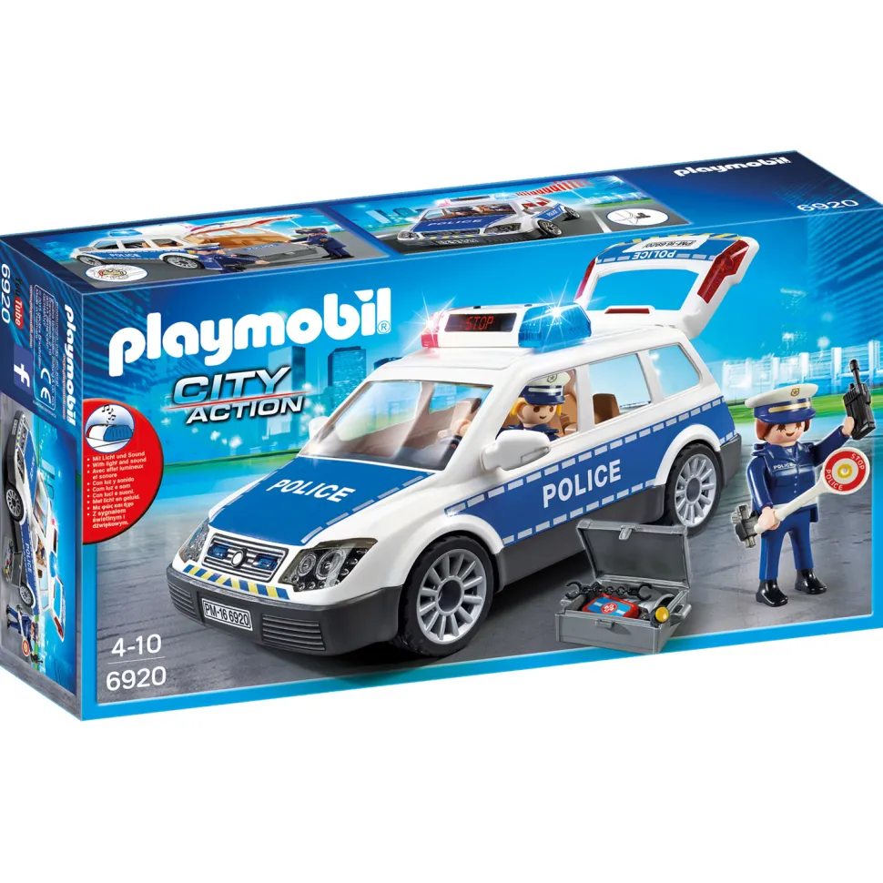 Playmobil 6920 City Action : Voiture de policiers avec gyrophare et sirène - Playmobil