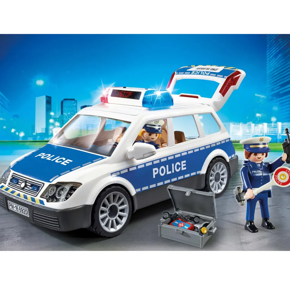 Playmobil 6920 City Action : Voiture de policiers avec gyrophare et sirène - Playmobil