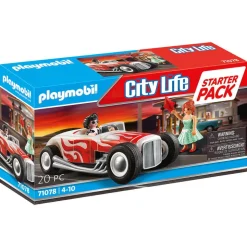 Playmobil 71078 City life : Voiture vintage avec couple - Playmobil