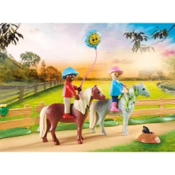 Playmobil 70997 Country : Décoration de fête avec poneys - Playmobil
