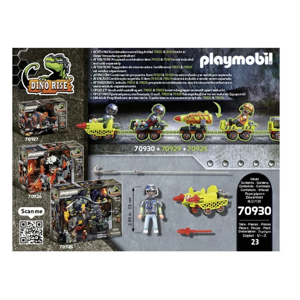 Playmobil 70930 Dino Rise : Mine Cruiser - Playmobil