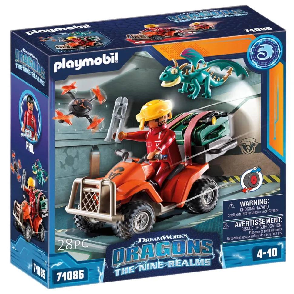 Playmobil 71085 Dragons Les Neuf Royaumes - Quad & Phil - Playmobil