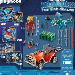 Playmobil 71085 Dragons Les Neuf Royaumes - Quad & Phil - Playmobil