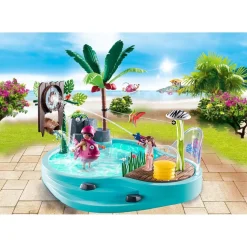 Playmobil 70610 Family Fun : Piscine avec jet d'eau - Playmobil