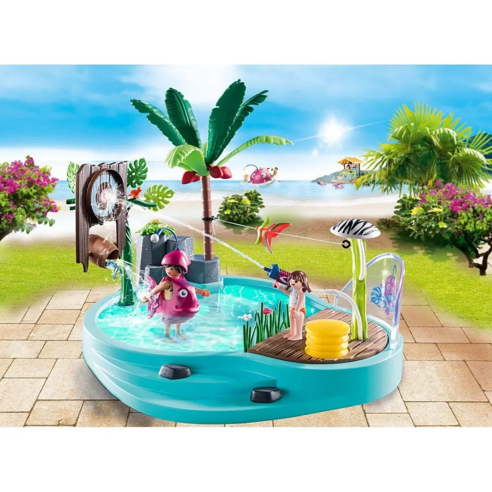 Playmobil 70610 Family Fun : Piscine avec jet d'eau - Playmobil