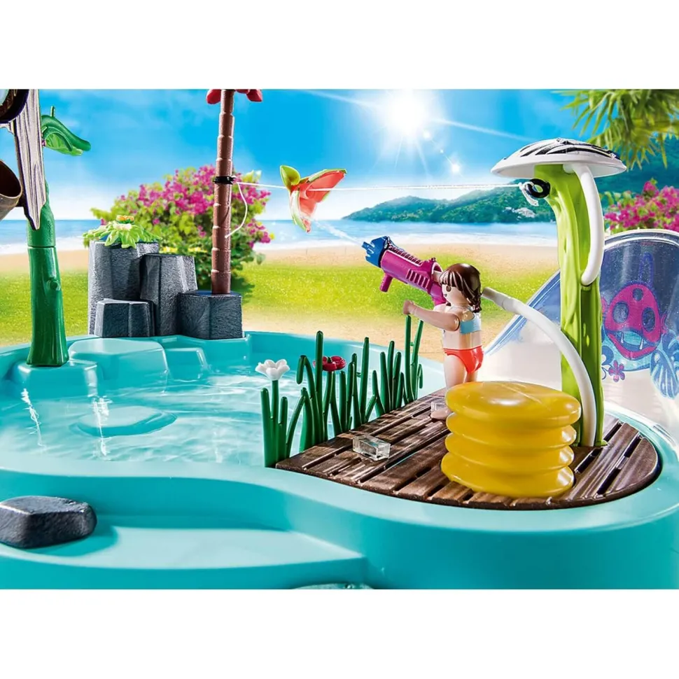 Playmobil 70610 Family Fun : Piscine avec jet d'eau - Playmobil