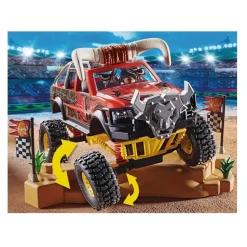 Playmobil 70549 Stuntshow : Stuntshow 4x4 de cascade Taureau - Playmobil