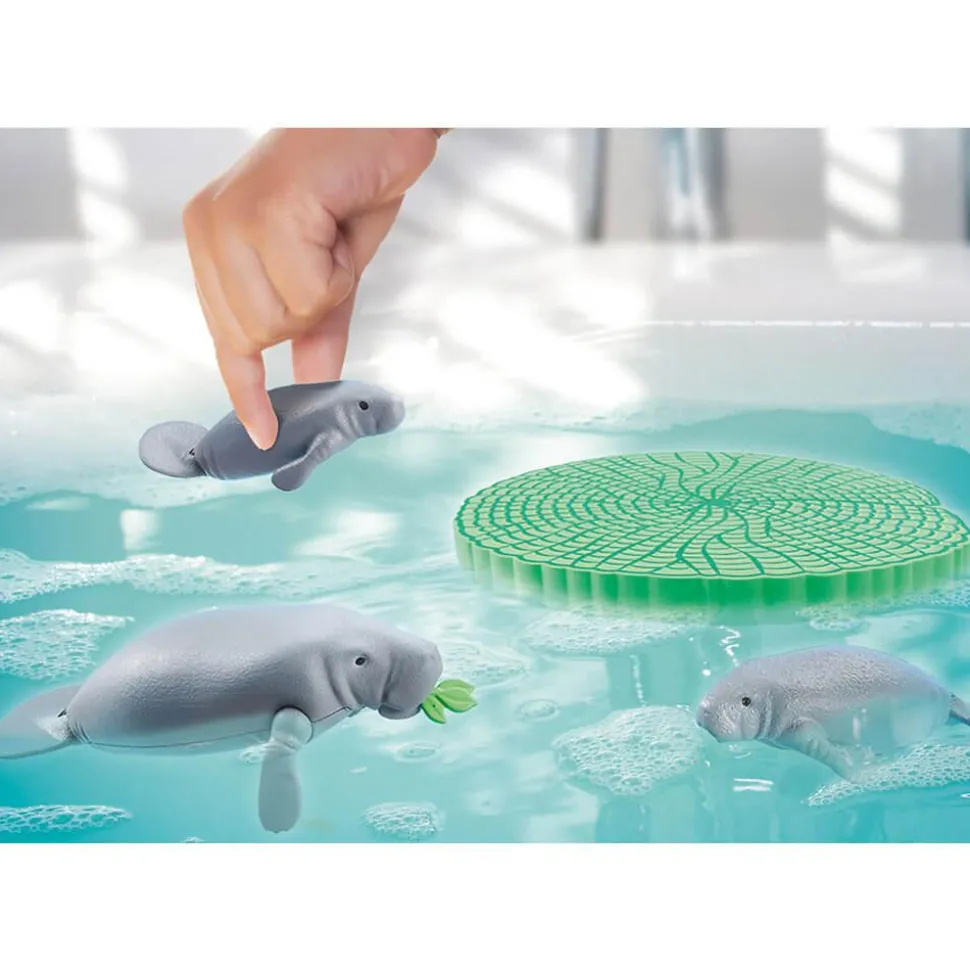 Playmobil 71010 Wiltopia : : Pirogue et lamantins - Playmobil