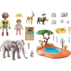 Playmobil 71294 Wiltopia : Explorateurs avec animaux de la savane - Playmobil