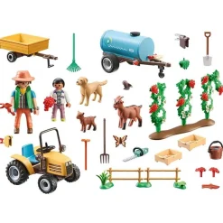 Playmobil Country : Fermier avec tracteur et citerne - Playmobil