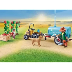 Playmobil Country : Fermier avec tracteur et citerne - Playmobil
