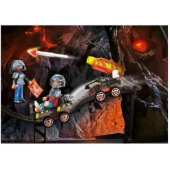 Playmobil Dino Rise : Véhicule de tir pour Dino Mine - Playmobil