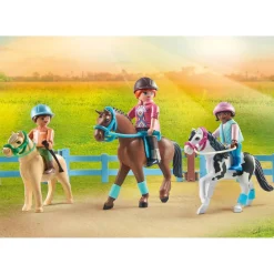 Playmobil Horses : Van pour cheval et poneys avec enclos - Playmobil