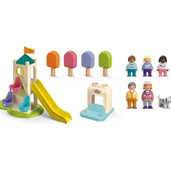 Playmobil Junior 71703 : Aire de jeux avec toboggan géant - Playmobil