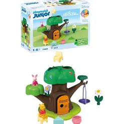 Playmobil Junior & Disney 71693 : Winnie l'ourson et Porcinet avec cabane - Playmobil