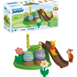 Playmobil Junior & Disney 71694 : Winnie l'ourson et Tigrou avec jardin d'abeilles - Playmobil