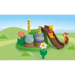 Playmobil Junior & Disney 71694 : Winnie l'ourson et Tigrou avec jardin d'abeilles - Playmobil