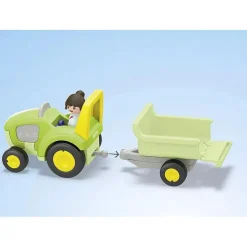 Playmobil Junior : Ferme avec tracteur et animaux - Playmobil