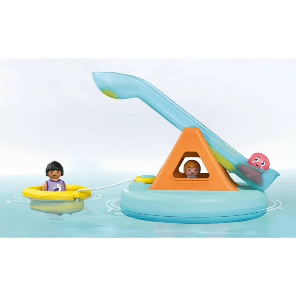Playmobil Junior Aqua 71687 : Ilôt avec toboggan aquatique - Playmobil