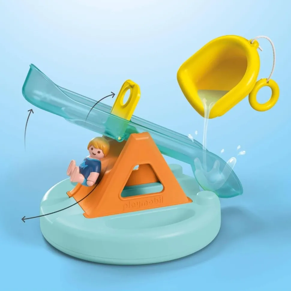 Playmobil Junior Aqua 71687 : Ilôt avec toboggan aquatique - Playmobil