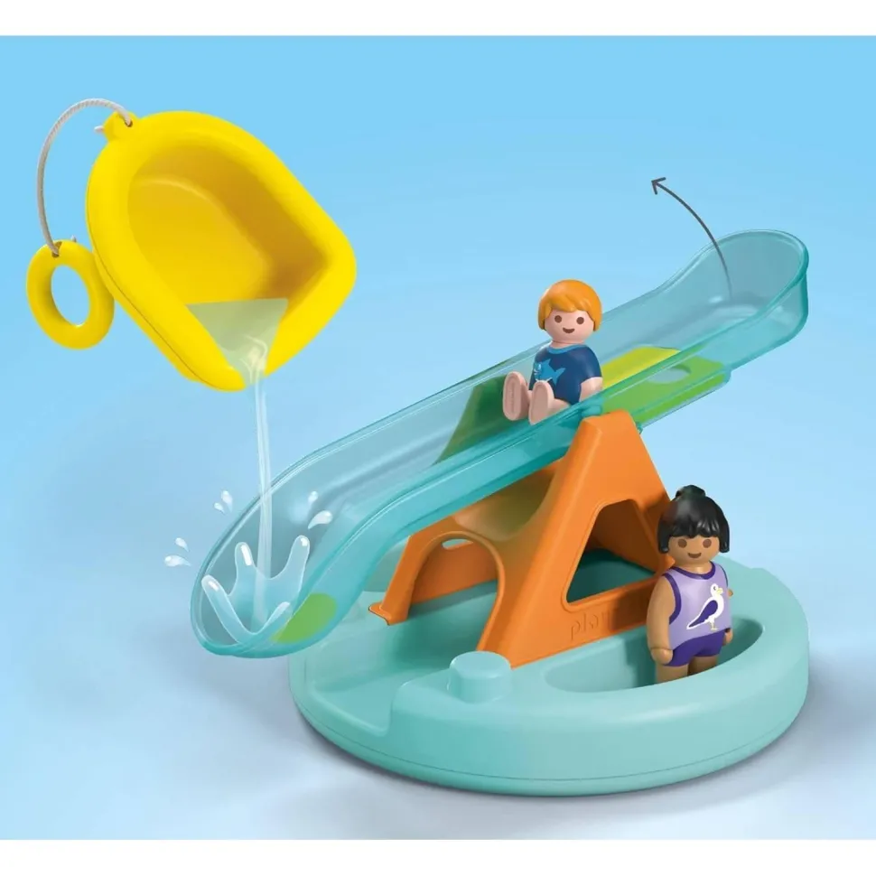 Playmobil Junior Aqua 71687 : Ilôt avec toboggan aquatique - Playmobil