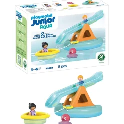 Playmobil Junior Aqua 71687 : Ilôt avec toboggan aquatique - Playmobil