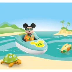 Playmobil Junior Aqua & Disney 71707 : Mickey avec bateau - Playmobil