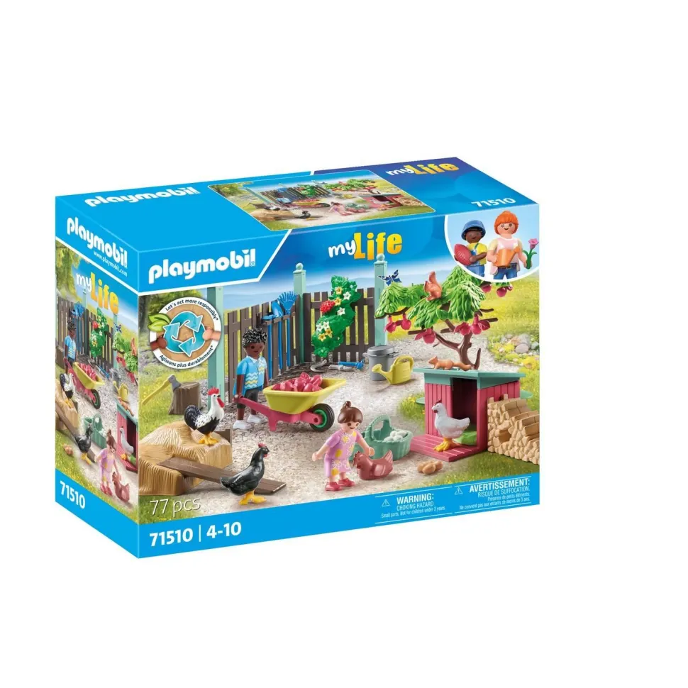 Playmobil My Life : Poulailler et jardin - Playmobil