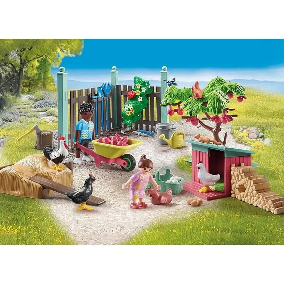 Playmobil My Life : Poulailler et jardin - Playmobil