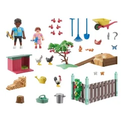 Playmobil My Life : Poulailler et jardin - Playmobil
