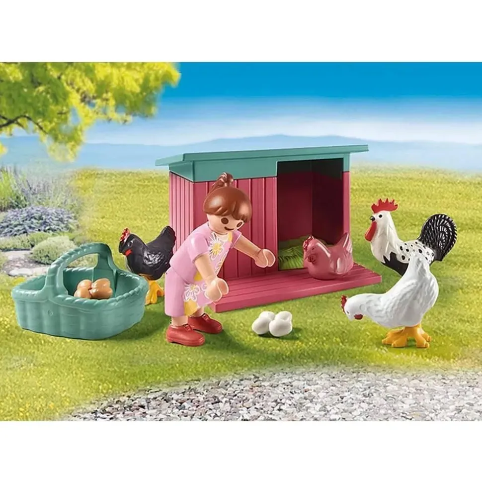 Playmobil My Life : Poulailler et jardin - Playmobil