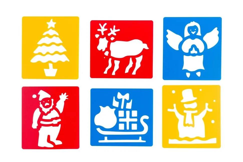 Pochoir de Noël - Eduplay