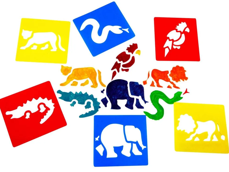 Pochoir jungle - Eduplay