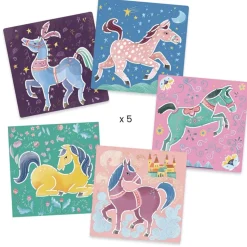 Pochoirs : Chevaux - Djeco