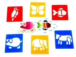 Pochoirs animaux - Eduplay