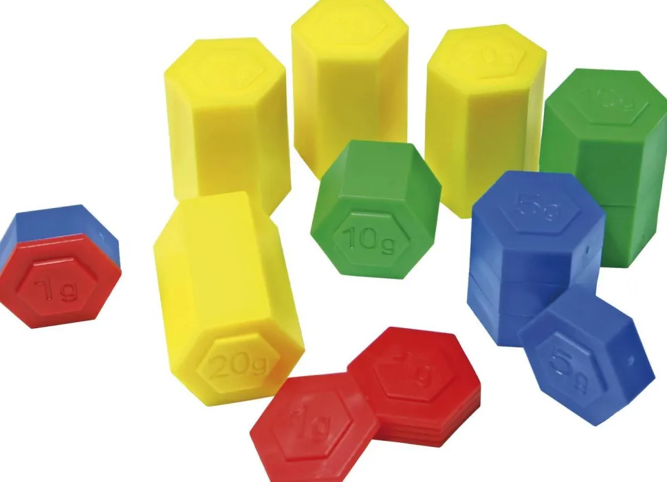 Poids, 54 pièces en plastique - Eduplay