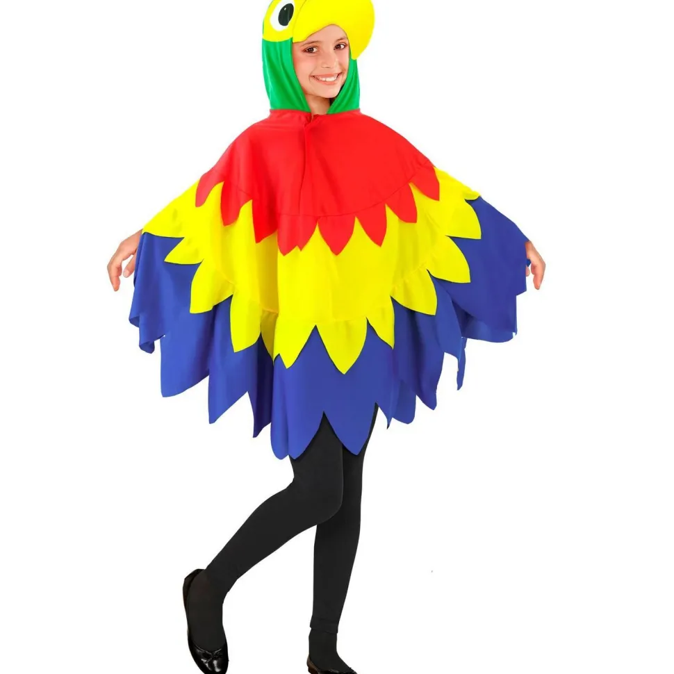 Poncho Perroquet -Enfant - RueDeLaFete
