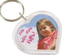 Porte-clef acrylique coeur - Eduplay