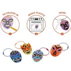 Porte-clefs catcheurs - Djeco