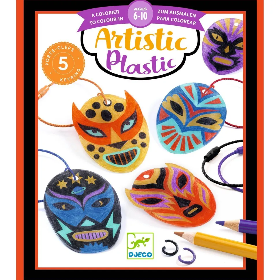 Porte-clefs catcheurs - Djeco