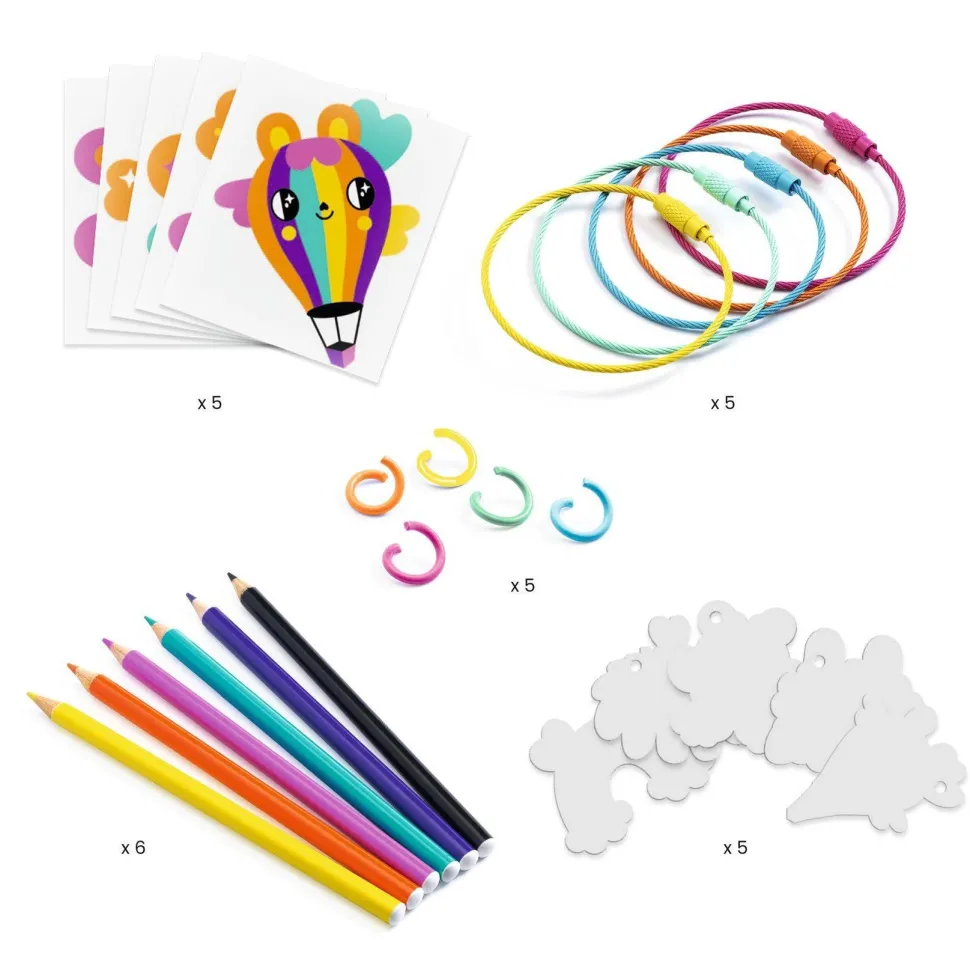 Porte-clefs kawaï ARTISTIC PLASTIC - Djeco