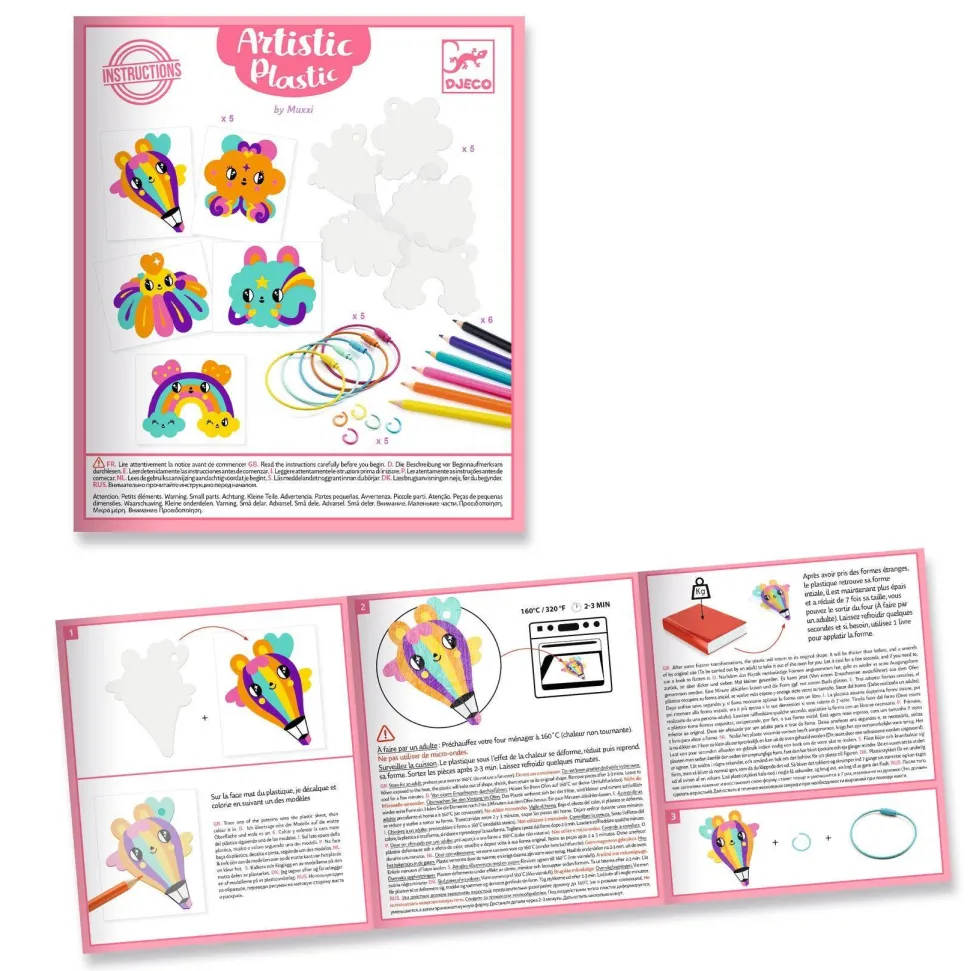 Porte-clefs kawaï ARTISTIC PLASTIC - Djeco