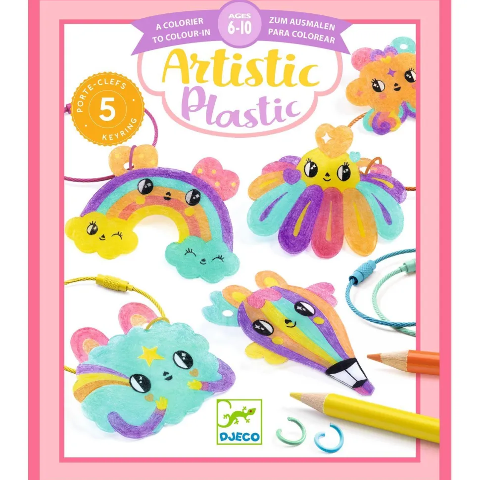 Porte-clefs kawaï ARTISTIC PLASTIC - Djeco