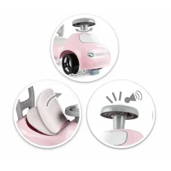 Porteur Auto Rose - Smoby