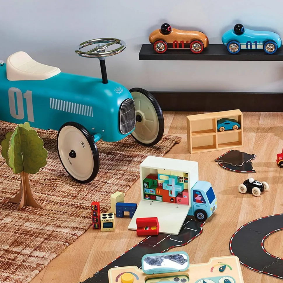 Porteur en métal : Vintage aqua - Vilac