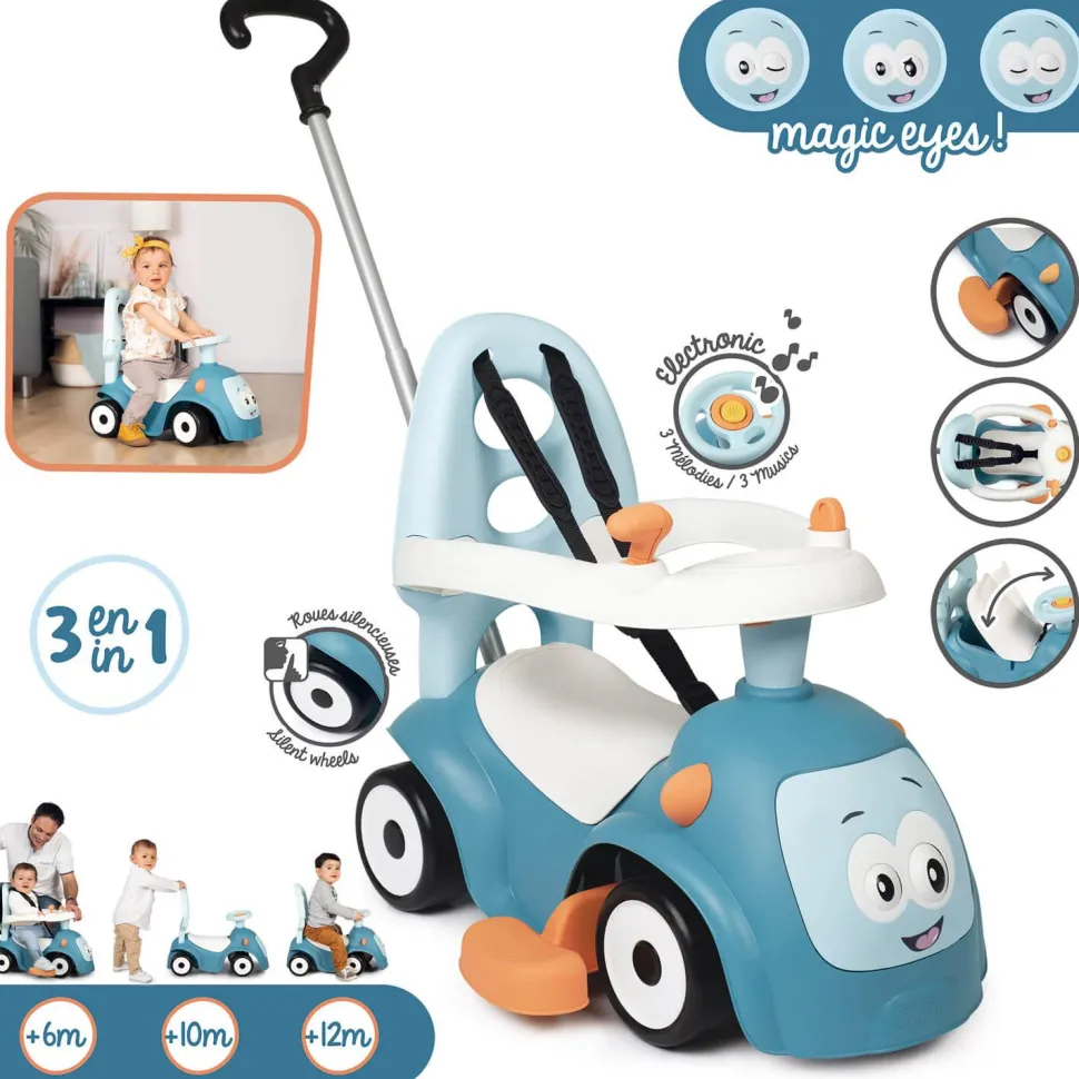 Porteur Maestro Balade Bleu - Smoby